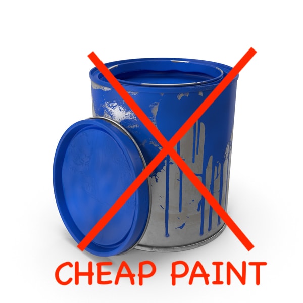 Using Cheap Paint