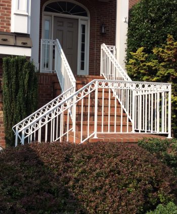 iron rails painting in chantilly va