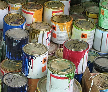Extra paint cans