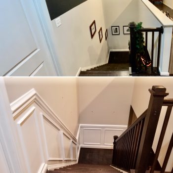 paint staircase ideas in chantilly