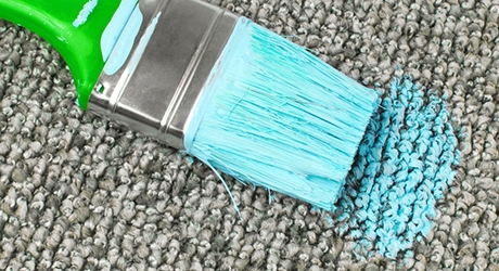 paint on carpet