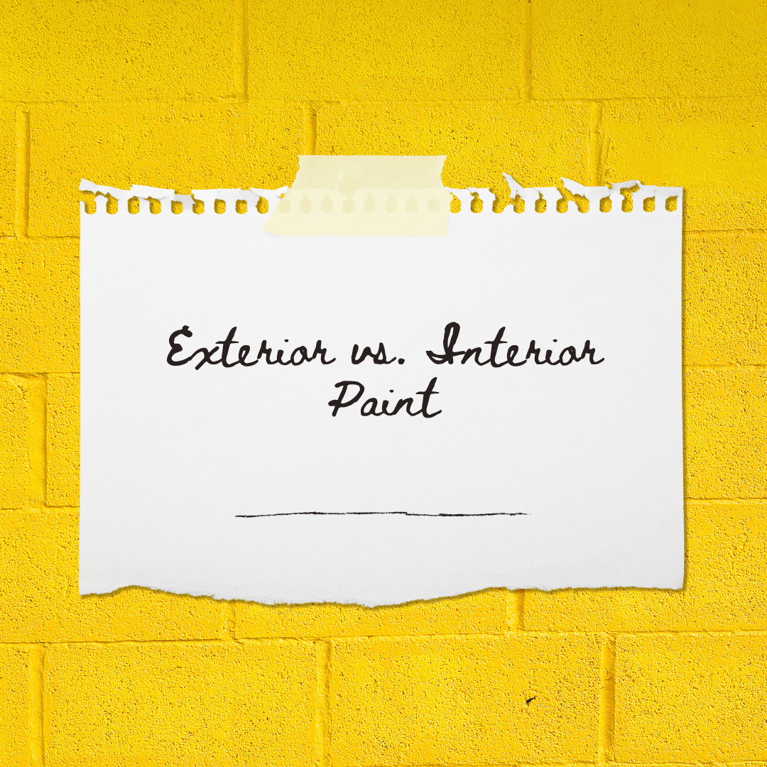 Instagram Post for Interior and Exterior Paint