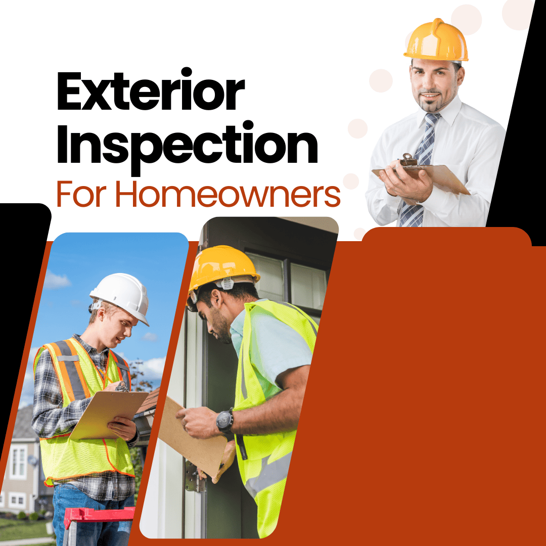 White Orange And Black Modern Gutter Inspection For Homeowners Facebook Post