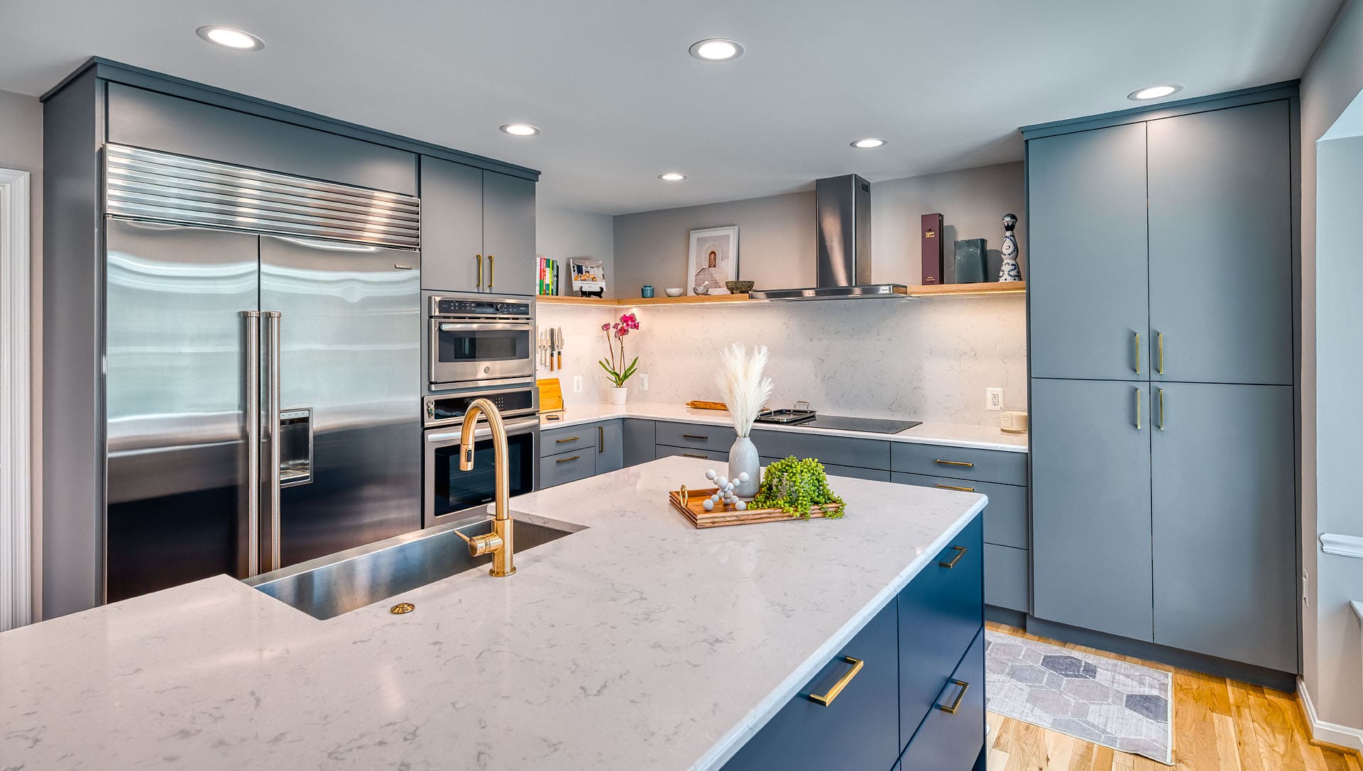 Oakton Kitchen Makeovers with Painted Cabinets